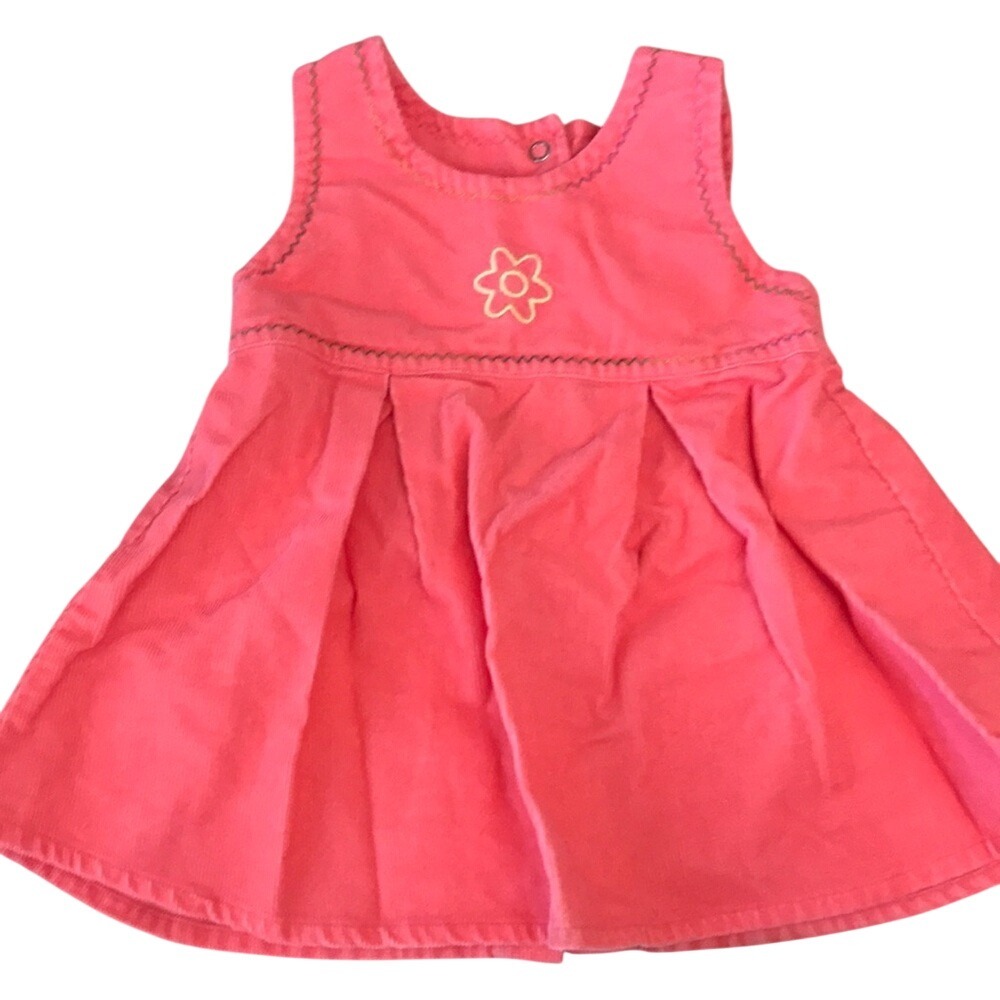Baby B'gosh Kids Corduroy Jumper Dress Pink 12 Mos